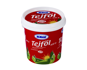 Tejföl 20% zsírtartalmú vödörben (800 g)