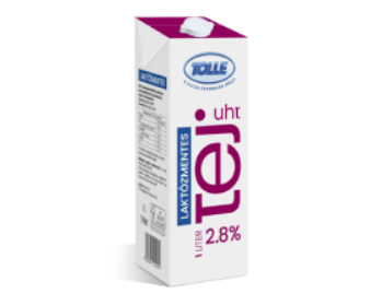 Tolle laktózmentes UHT tej 2,8% 1 l
