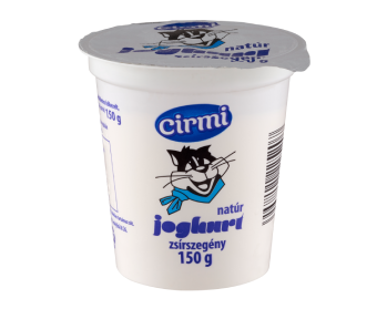 Cirmi zsírszegény natúr joghurt 150 g