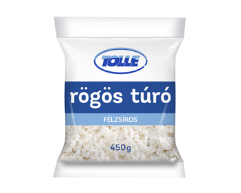 Félzsíros rögös túró tasakos (450 g)